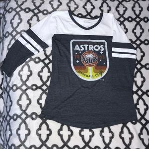Astros Mid Sleeve Top